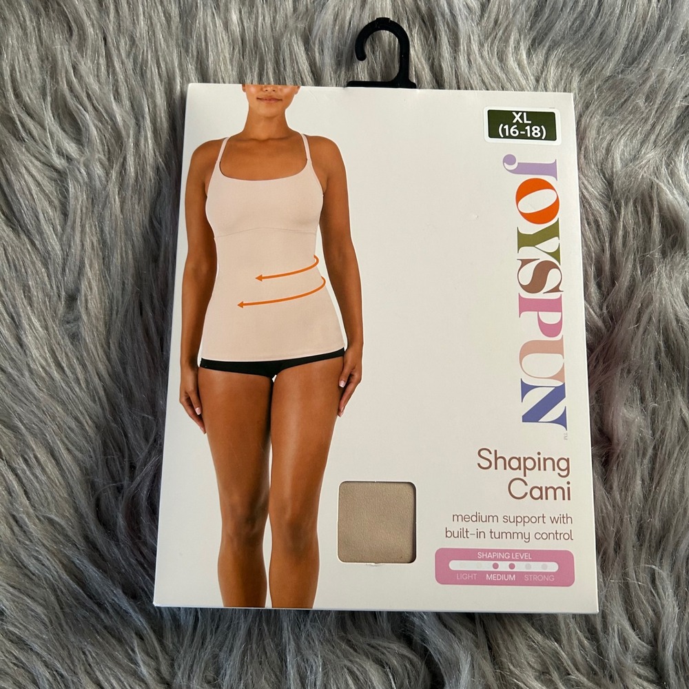 Joyspun Shaping Cami Womens Size XL (16-18) Tan Shapewear Shaping Tank Top